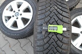 Škoda elektróny R15 a zimné gumy 195/65 R15, dezén 7,22 mm - 2