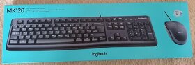 nová klávesnica + myš Logitech MK120 (set) - 2