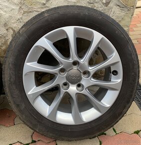 5x112 r16 ALU disky, letné pneumatiky 205/55 r16 - 2