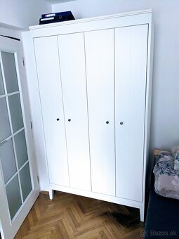 IKEA IDANÄS Skriňa, biela, 121x211 cm - 2