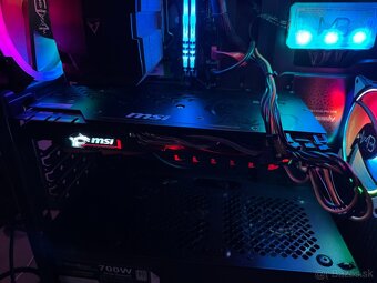 Predám kartu MSI GeForce GTX 1070 GAMING X 8G - 2