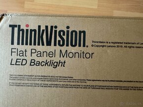 Predám úplne nový monitor Lenovo Think Vision - 2