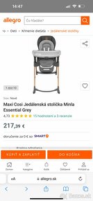 Detská jedálenska stolička maxi cosi - 2