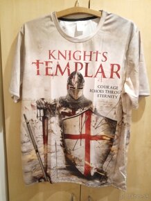 Pánske tričko Knights Templar XL - nové - 2