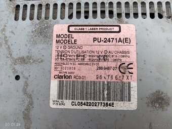 autoradio Citroen C2 C3 96635823XT 30 - 2