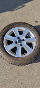 Alu disky+letné pneu 4x100, 195/60 R15 - 2