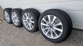 Zimné Alu na Mazdu 225/55 R17, 5x114,3, Continental - 2