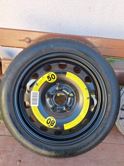 ✅Dojazdové koleso/rezerva 5x112 R16 pneu 125/70 R16 - 2