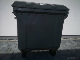 Plastový kontajner na odpad 1100L - 2
