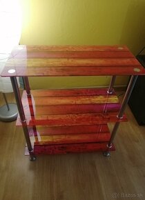 Farebný sklenený stolík - 2