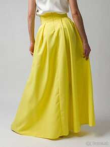 Žltá spoločenská sukňa - 2