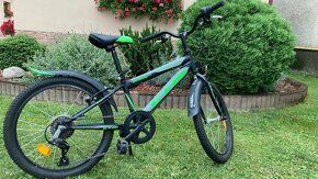 Predám CTM detský bicykel Scooby 2.0 matná čierna/zelená - 2