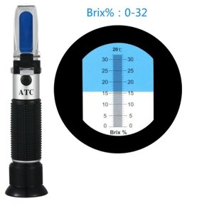 Refraktomer na meranie cukru v kvase 0-32 Brix. - 2