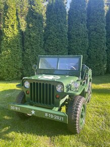 Elektrické autíčko WILLYS RETRO VOJENSKÝ JEEP 4x90W 24V - 2