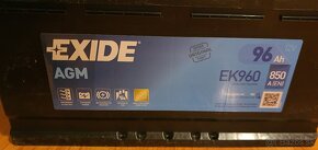 Exide AGM 12V 96Ah 850A - 2