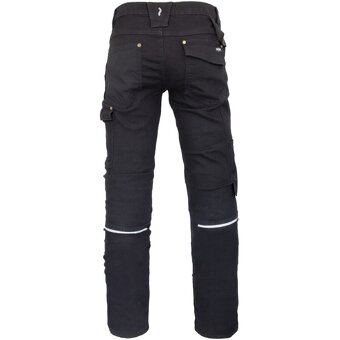 Nohavice strečové JEANS STRETCH BLACK+NEO -DENIM Collection - 2