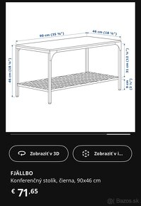 Konferenčný stolík IKEA - 2