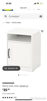 Nocny stolik ikea ako novy - 2