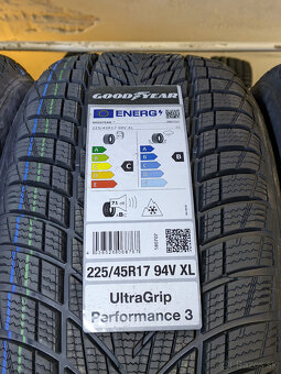 Zimné nové pneumatiky 225/45 R17 Goodyear 94V - 2