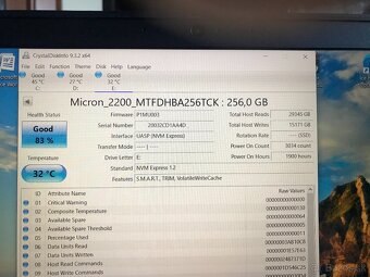 SSD m.2. NVme 256gb MICRON. - 2