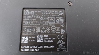 DELL WD15  dokovacia stanica+180wats nabíjačka - 2