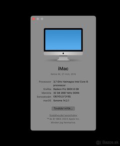 Apple iMac 27” Retina 2019  2TB  HDD - 2