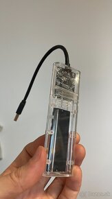 Transparent USB 3.0 SSD Enclosure M.2 NGFF State Hard D - 2