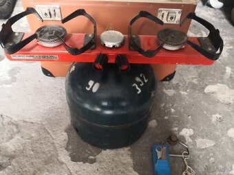 plynový varič+ 2kg bomba+kufor na prepravu - 2