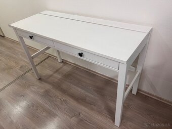 IKEA HEMNES - písací stôl v bielom drevodekore - 2