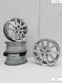 Mazda 3, 5 originál alu disky 5x114,3 R16 ET52,5 1201 - 2