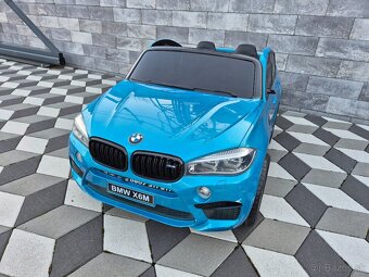 ⏩ Elektrické autíčko BMW X6M - lakované - modré - 2