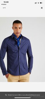 Košeľa TOMMY HILFIGER denim vel. L slim fit - 2