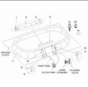 INTEX Bazén Oval Frame Pool 3,66 x 6,10 x1,22 m - 2