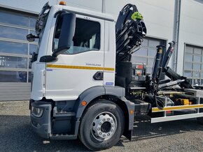 MAN TGM 18.290 NOSIČ KONTEJNERU + RUKA HIAB 158 - 2