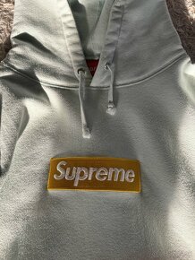 Supreme Icy Blue Box Logo Hoodie - 2