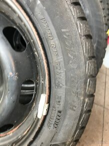 195/50 R15 zimne + disky4x100 peugeot, citren - 2