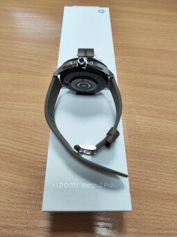 ​XIAOMI Watch 2 Pro 4G LTE Silver Case with Brown Leather St - 2