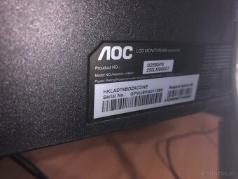 Herný monitor AOC G2590PX 144Hz 25" - 2