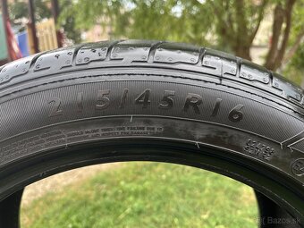 Predám letné pneumatiky 215/45 R16 - 2