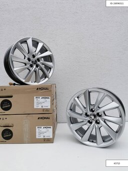 Nové Ronal 7,5X18 ET40 5X112 Škoda Alu disky R18 1247 - 2