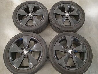 Letne ALU 5x112 R17 6,5J ET38 Original SKODA OCTAVIA SUPERB - 2