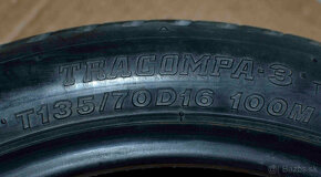 Dojazdová pneumatika 135/70 R16 - 2