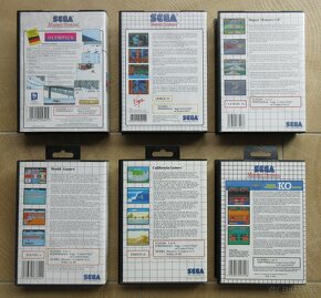 staré originálne cartridge s hrami na Sega Master System - 2