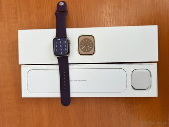 Apple Watch Series 8 GPS + Cellular 41mm Gold Stainless - 2