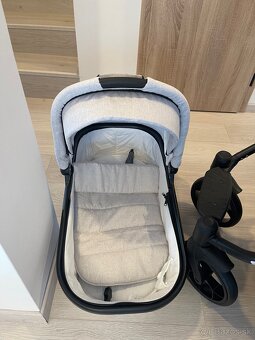 Touragoo Onyx Light Grey Melange kombinovaný 3in1 kočík - 2