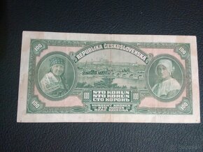 Bankovka 100 korún 1920 - 2