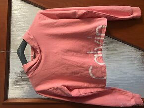 CALVIN KLEIN originál baby pink mikinka S/M - 2