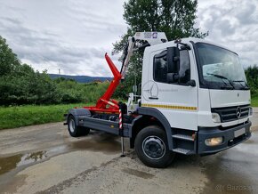 Mercedes Atego 1618 nosič kontajnerov s hydraulickou rukou - 2