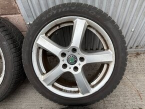 17" Elektrony 5x112 so zimnymi pneu 225/45 R17 - 2