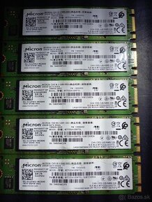 256GB M.2 SSD SATA Micron 1300, health: 100% - 2